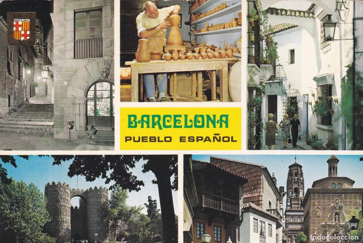 Postkarten: POSTAL B12259: BARCELONA: CIUDAD CONDAL. DIVERSOS ASPECTOS - NULL