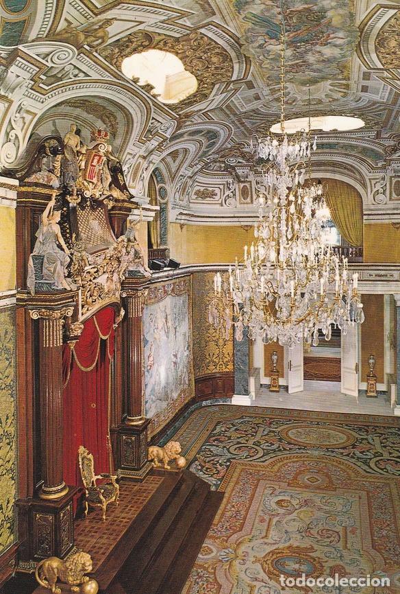 Postais: POSTAL B6548: BARCELONA: PALACIO REAL DE PEDRALBES. SALON DEL TRONO - Varios