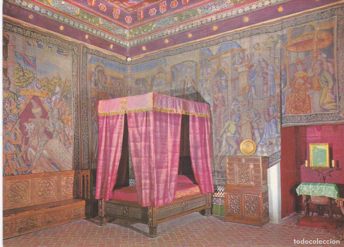 Postales: POSTAL B6537: SEGOVIA: EL ALCAZAR. DORMITORIO DEL REY - Varios