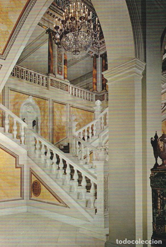 Cartoline: POSTAL B6552: BARCELONA: PALACIO REAL DE PEDRALBES. ESCALERA DE HONOR - Varios
