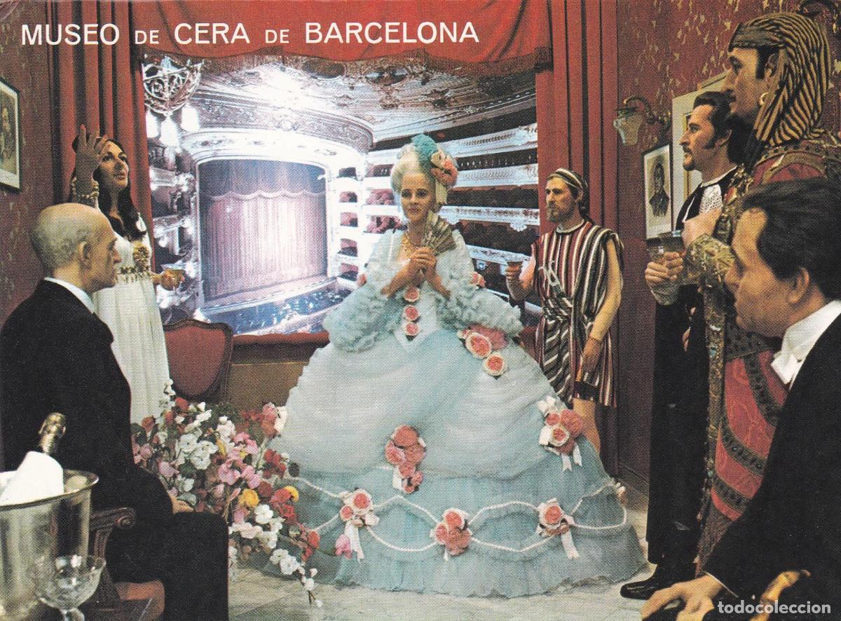 Cartes Postales: POSTAL B6584: BARCELONA: MUSEO DE CERA. EN EL LICEO - Varios