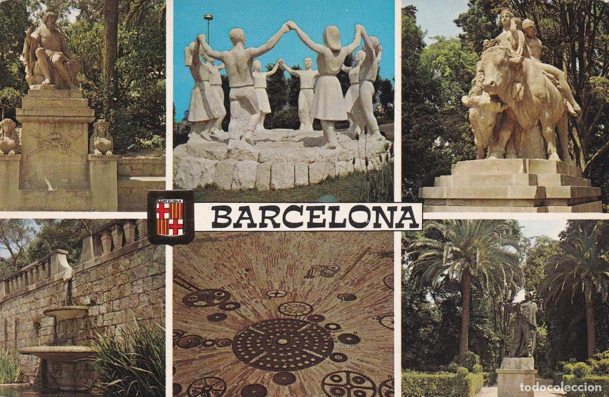 Postkarten: POSTAL B12241: BARCELONA: DIVERSOS ASPECTOS