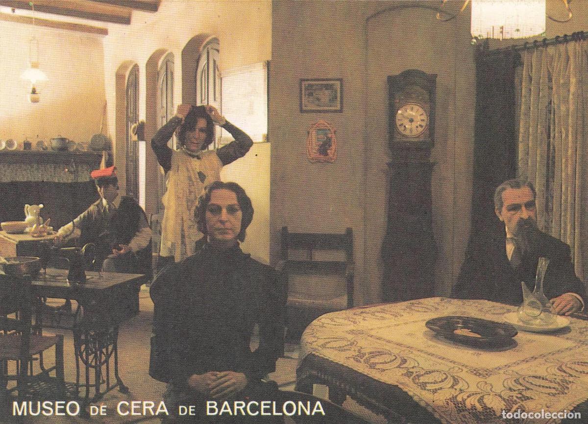 Postkarten: POSTAL B6595: BARCELONA: MUSEO DE CERA. MASIA CATALANA - Varios