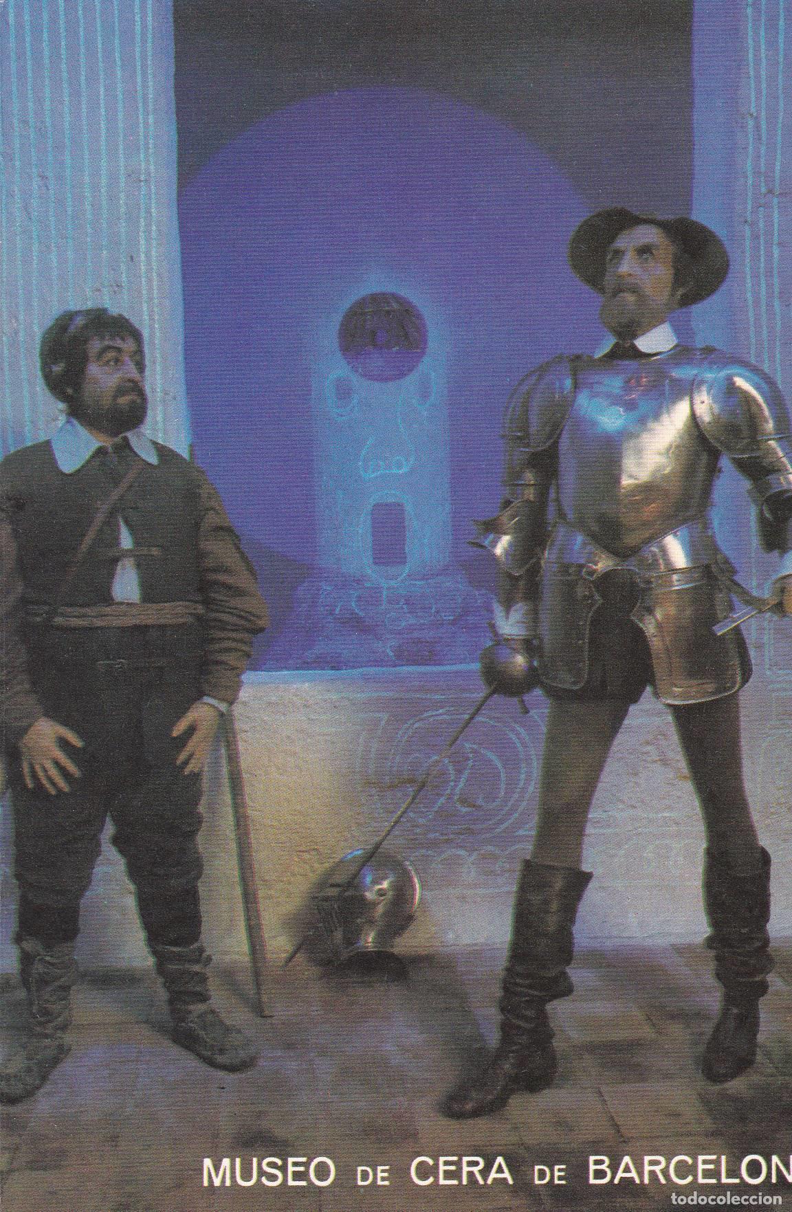 Postkarten: POSTAL B6600: BARCELONA: MUSEO DE CERA. D. QUIJOTE Y SANCHO PANZA - Varios
