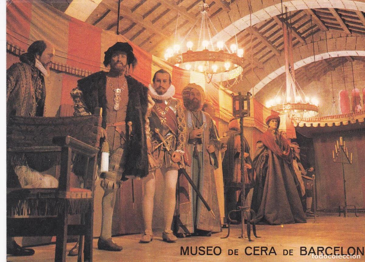 Postais: POSTAL B6582: BARCELONA: MUSEO DE CERA. SALON DE LOS HECHOS - Varios
