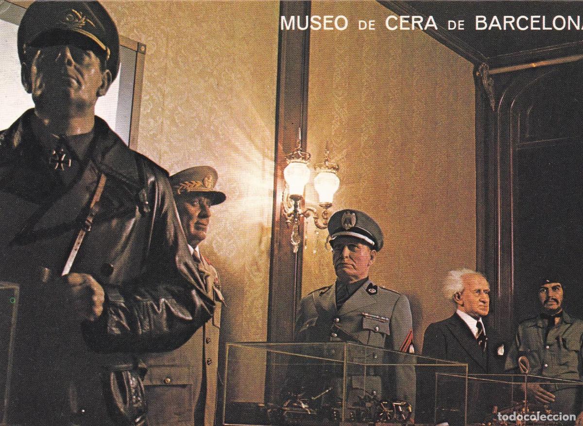 Postcards: POSTAL B6588: BARCELONA: MUSEO DE CERA. DIRIGENTES - Varios