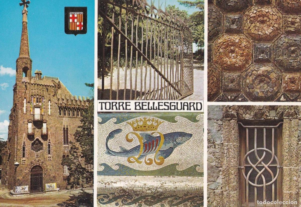 Postcards: POSTAL B12248: BARCELONA: Torre Bellesguard - NULL