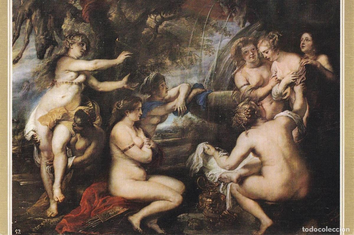 Postais: POSTAL B12285: RUBENS: DIANA Y CALISTO. OLEO - NULL