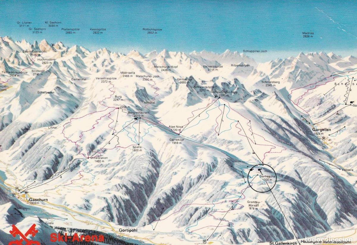 Postales: POSTAL B12402: AUSTRIA: SKI ARENA - NULL