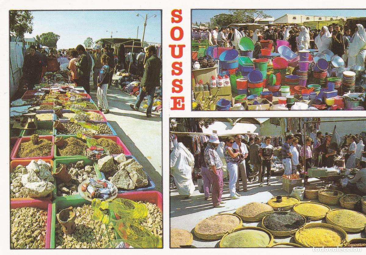 Postcards: POSTAL B6695: TUNEZ: SOUSSE. MERCADO - Varios