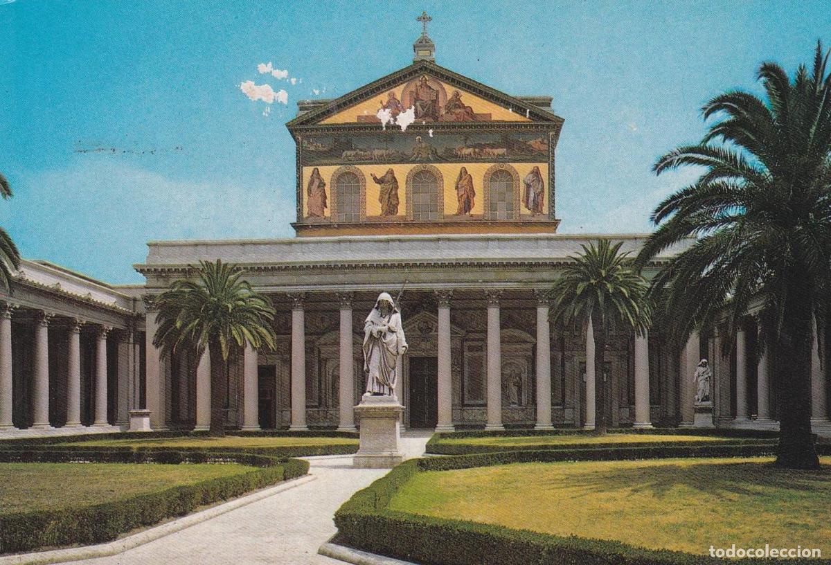 Postkarten: POSTAL B12437: ROMA: BASILICA PAOLO FUORI - NULL