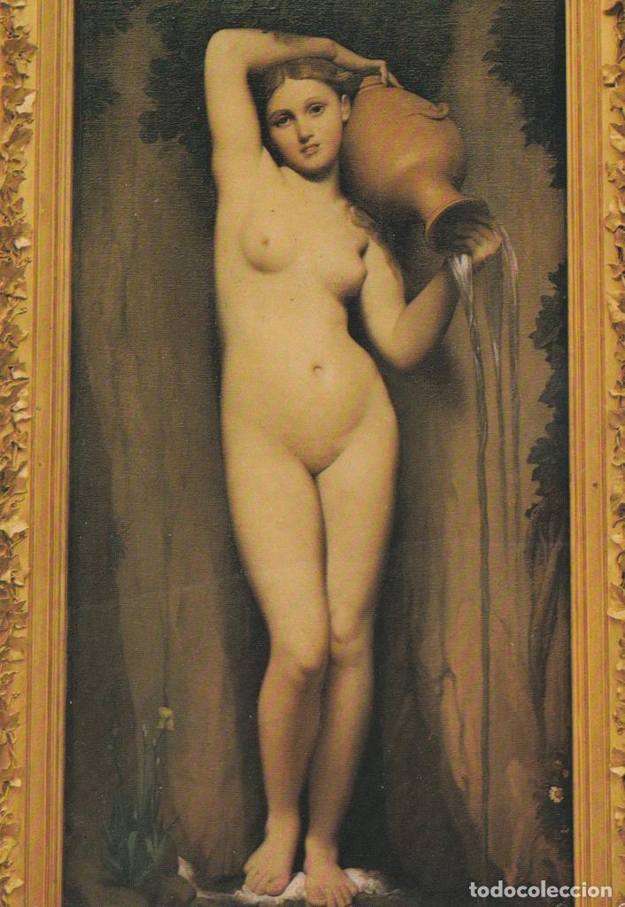 Postales: POSTAL B12403: PARIS: INGRES. LE SOURCE. OLEO - Foto 1