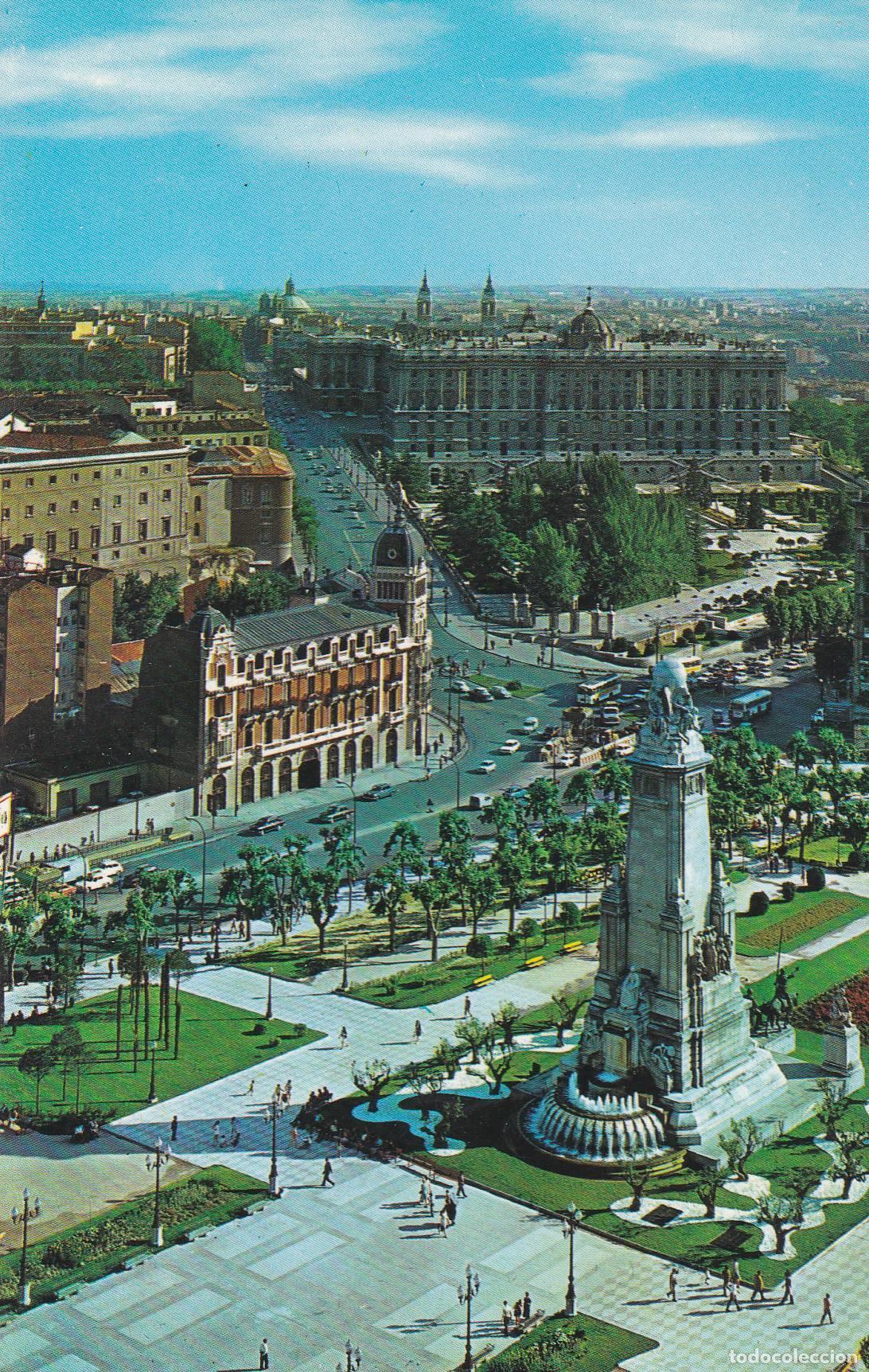 Postales: POSTAL B6804: MADRID: PLAZA DE ESPA&Ntilde;A - Varios