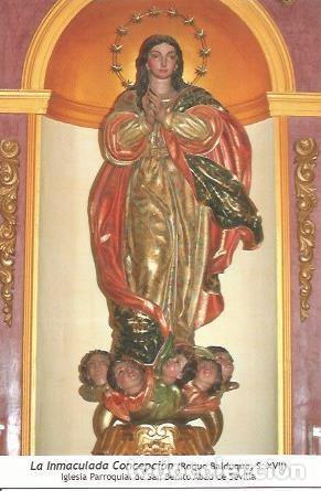 Postkarten: POSTAL A0634: La Inmaculada Concepcion. San Benito Abad de Sevilla
