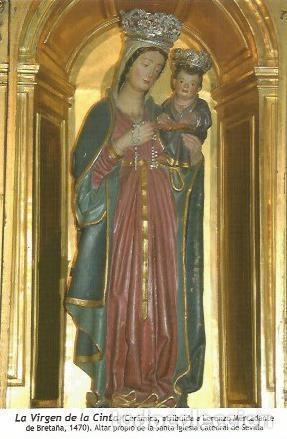 Cartoline: POSTAL A0604: La Virgen de la Cinta. Sevilla - NULL