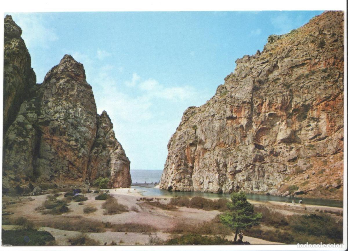 Postkarten: Postal JC0169: Mallorca (Baleares) Espa&ntilde;a. La Calobra. Desembocadura del Torrente de Pareys - Varios