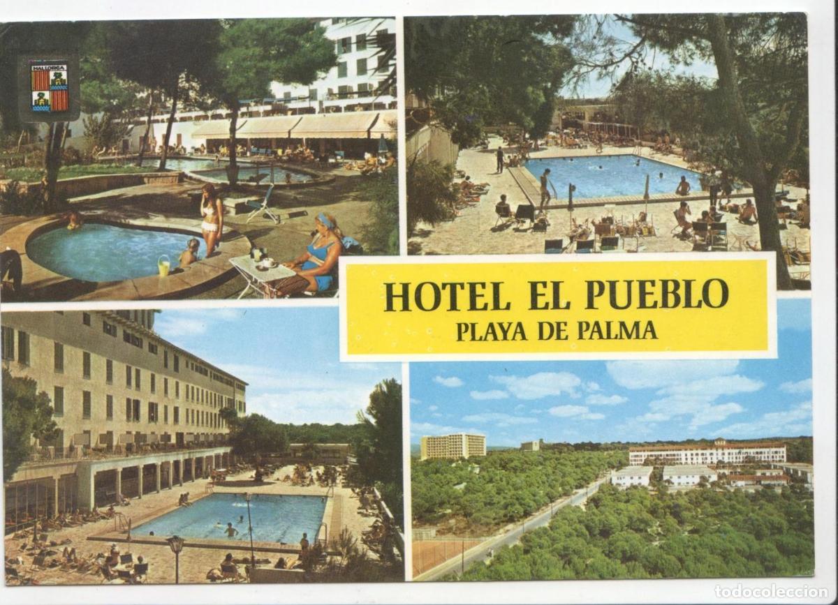 Postais: Postal JC0134: Playa de Palma, Hotel el Pueblo (Mallorca). Varias vistas - Varios