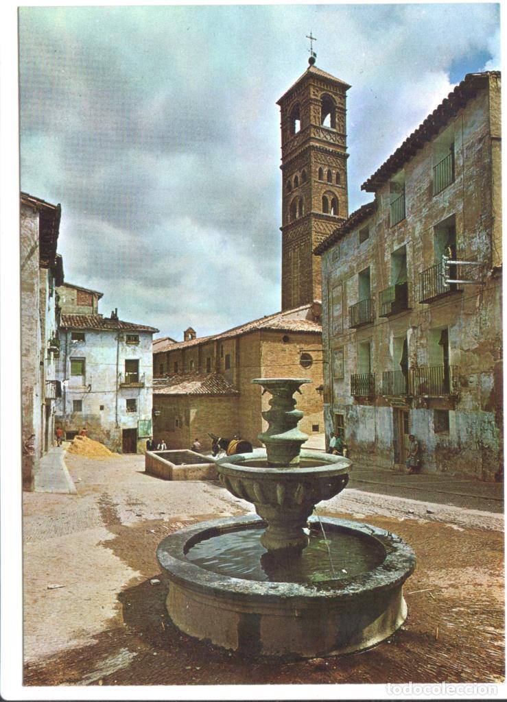 Postcards: Postal JC0152: Tarazona. Plaza y Torre de la Magdalena (Mudejar) - Varios