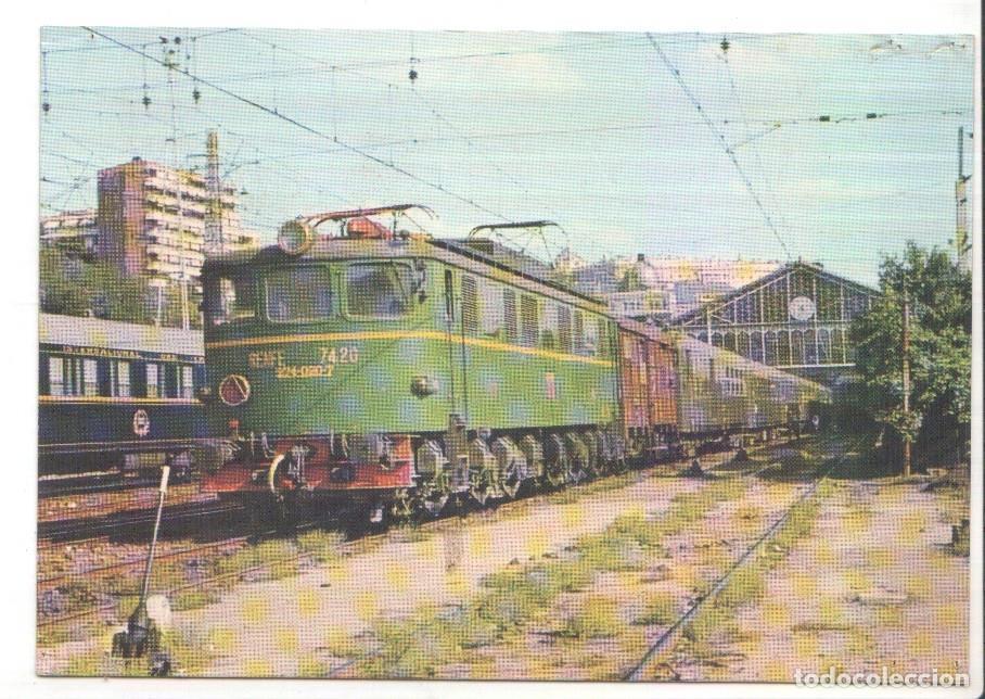 Postais: Postal JC0289: Locomotora electrica serie 7401/24. Est. Prin. Pio, Madrid - Varios