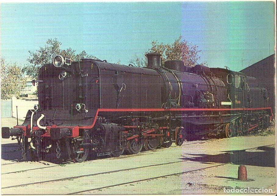 Postales: Postal JC0327: Locomotora Garrat, Locomotora 282F0421 recibida por Renfe en 1961. Foto del Rio. Tarr