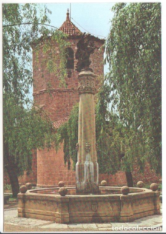 Postkarten: Postal JC0357: San Juan de les Abadesas (Girona). Monumeto a J.A. Clave y Campanario de San Pol - Va