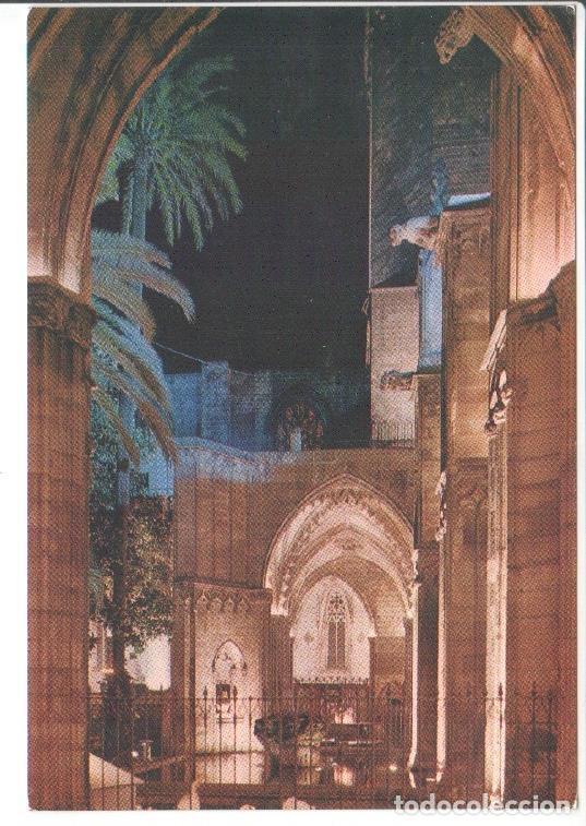 Postkarten: Postal JC0475: Barcelona. Catedral, detalle del Claustro de noche - Varios