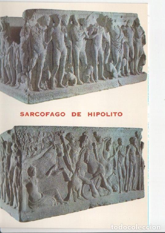 Postais: Postal JC0564: Tarragona, Costa Dorada. Sarcofago de Hipolito - Frentes principal y posterior