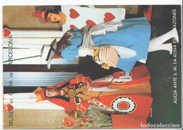 Cartoline: Postal JC0520: Museo de Cera de Barcelona. Alicia ante S.M. la Reina de Corazones - Varios