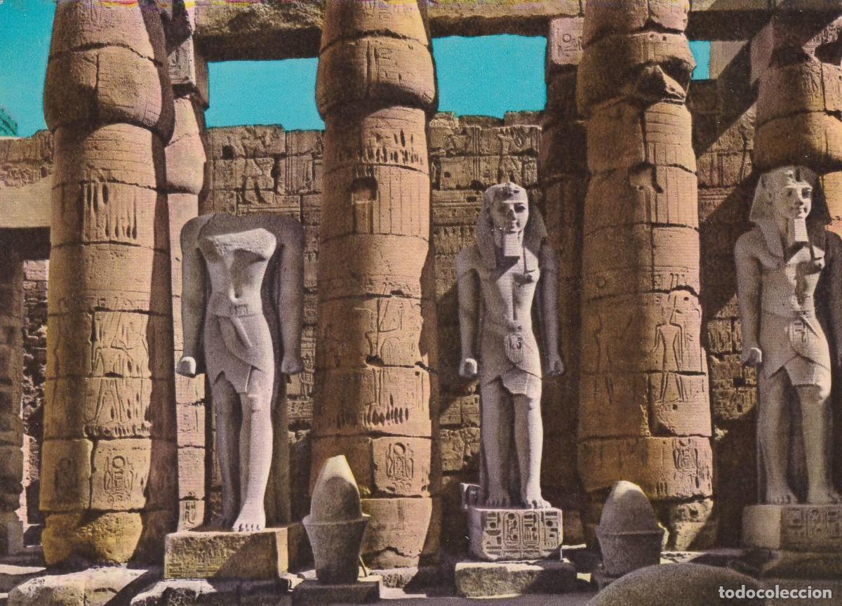 Postais: POSTAL B7431: EGIPTO: LUXOR. TEMPLO DE AMUN - Varios