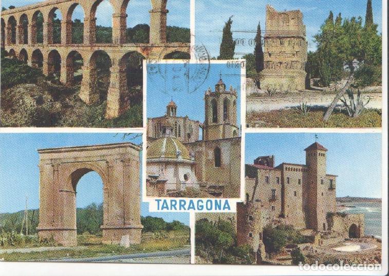 Postais: Postal JC0573: Tarragona. Monumentos (Puente del Diablo, Arco de Bara, Torre del Arzobispo entre otr