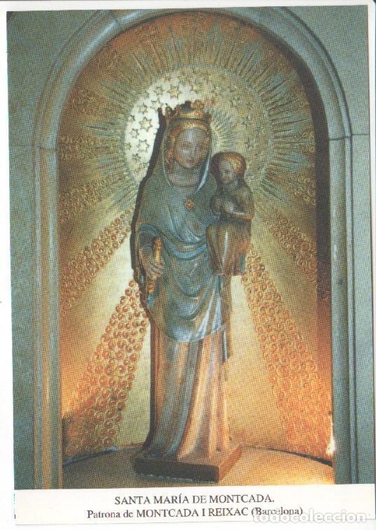 Postais: Postal JC0677: Santa Maria de Montcada. Patrona de Montcada i Reixac (Barcelona). Foto: Josep Sansal