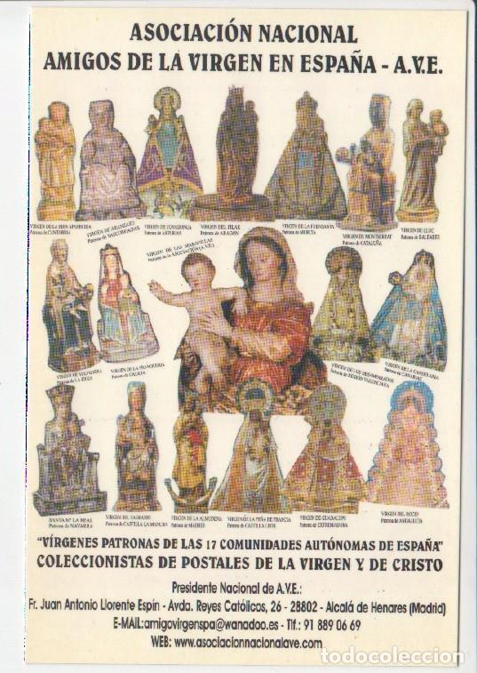 Postcards: Postal JC0676: Virgenes Patronas de las 17 comunidades autonomas de Espa&ntilde;a. Coleccionistas de Postal
