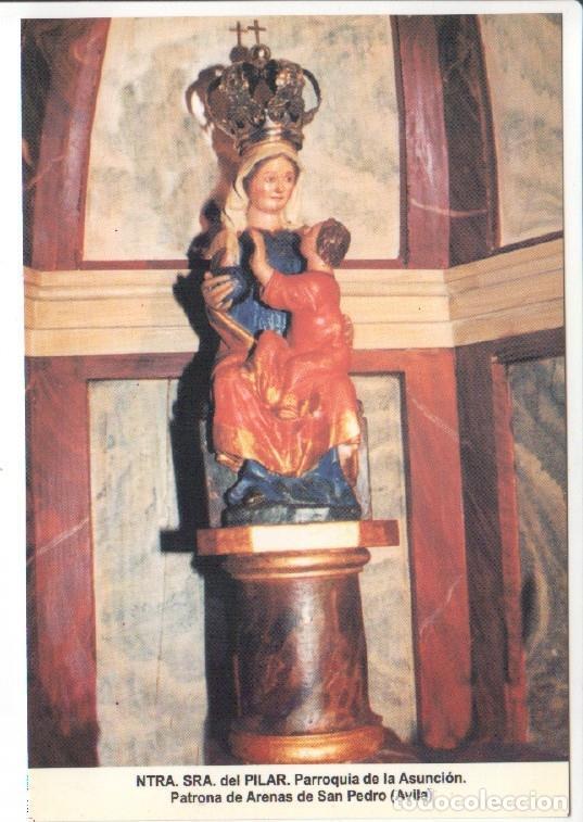Postais: Postal JC0681: Ntra. Sra. del Pilar. Parroquia de la Asuncion. Patrona de Arenas de San Pedro (Avila