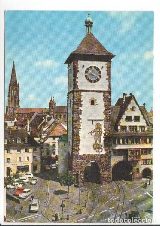 Cartoline: Postal JC0769: Freiburg im Breisgau. Schwabentor und Blick zum Munster - NULL