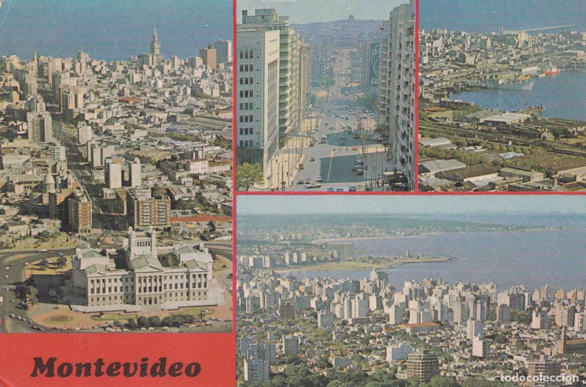 Postkarten: POSTAL B7598: URUGUAY: MONTEVIDEO - Varios