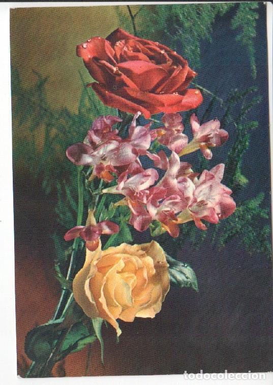 Cartoline: Postal JC0842: Rosas y otras flores