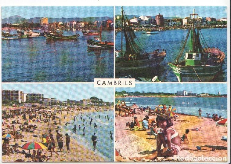 Postales: Postal JC0957: Cambrils. Playa y Puerto - Foto 1