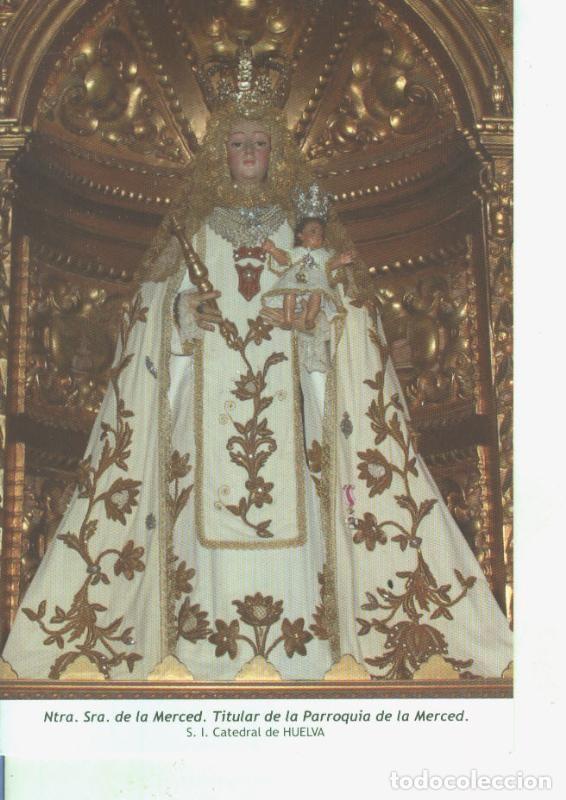 Postales: Postal 014568: Virgen Ntra Sra de la Merced, catedral de Huelva - Varios
