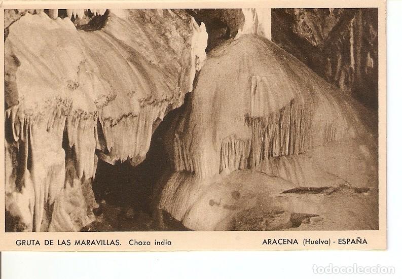 Cartoline: Postal 032511 : Gruta de las Maravillas. Choza India Aracena (Huelva) - Espa&ntilde;a - Varios