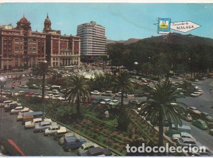 Cartes Postales: Postal E00740: Plaza General Queipo del Llano, M&aacute;laga - Varios