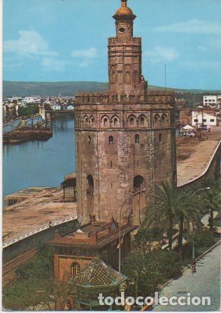 Postkarten: Postal E00905: Torre del Oro, Rio Guadalquivir, Sevilla - Varios