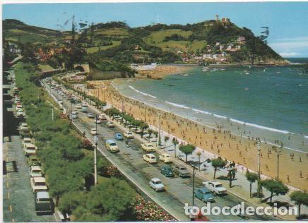 Cartoline: Postal E00777: Paseo Miraconcha y Monte Igueldo. San Sebasti&aacute;n - Varios