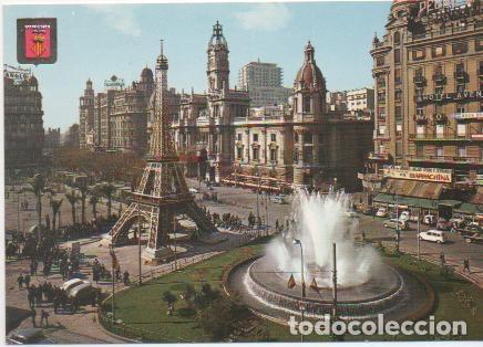 Postkarten: Postal E00787: Plaza Caudillo, Fallas, Valencia - Varios