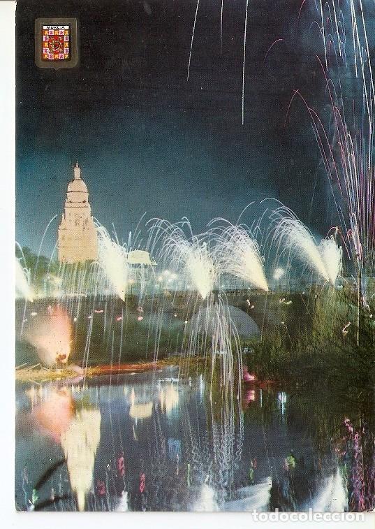 Postais: Postal 049510 : Murcia. Fuegos artificiales sobre el Rio Segura - Varios