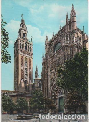 Postcards: Postal E00879: Catedral , Giralda, Sevilla - Varios