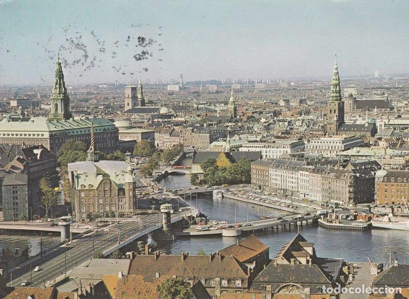 Postais: POSTAL B7797: DINAMARCA: VISTA AEREA COPENHAGUE - Varios