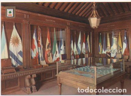 Postais: Postal E00183: Sala Banderas Monasterio la Rabida, Huelva - Varios