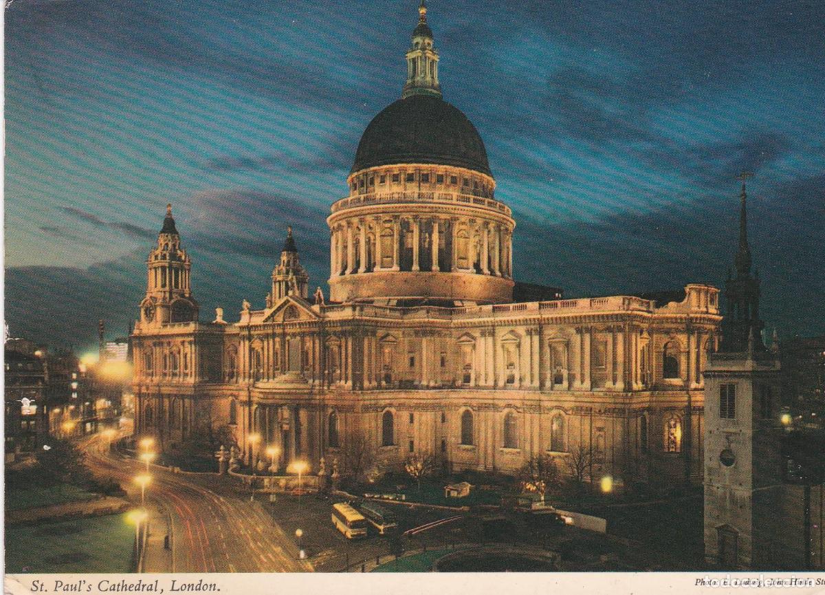 Postkarten: POSTAL B7899: LONDRES: CATEDRAL DE ST PAUL - Varios