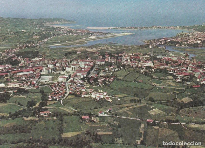 Postkarten: POSTAL B7932: IRUN: FUENTARRABIA Y HENDAYA. VISTA AEREA - Varios