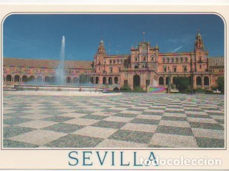 Postkarten: Postal E00413: Plaza Espa&ntilde;a, Sevilla - Peio Arrua